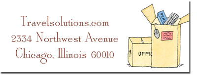 Blue Mug Designs Return Address Labels - Moving Boxes Blue Mug Designs Return Address Labels - Moving Boxes