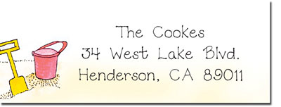 Blue Mug Designs Return Address Labels - Lil' Umbrella - Boy Blue Mug Designs Return Address Labels - Lil' Umbrella - Boy