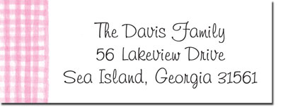 Blue Mug Designs Return Address Labels - Girl Front Door Blue Mug Designs Return Address Labels - Girl Front Door