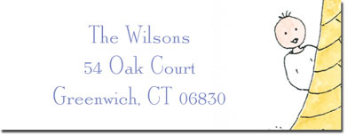 Blue Mug Designs Return Address Labels - Tropical Baby Blue Mug Designs Return Address Labels - Tropical Baby