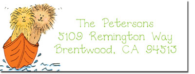 Blue Mug Designs Return Address Labels - Two-By-Two Blue Mug Designs Return Address Labels - Two-By-Two