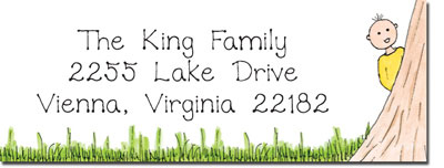 Blue Mug Designs Return Address Labels - Boy Hammock Blue Mug Designs Return Address Labels - Boy Hammock