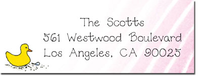Blue Mug Designs Return Address Labels - Girl Tubbie Blue Mug Designs Return Address Labels - Girl Tubbie