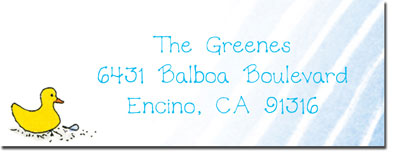Blue Mug Designs Return Address Labels - Boy Tubbie Blue Mug Designs Return Address Labels - Boy Tubbie