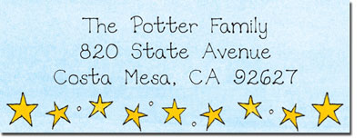 Blue Mug Designs Return Address Labels - Magician Blue Mug Designs Return Address Labels - Magician