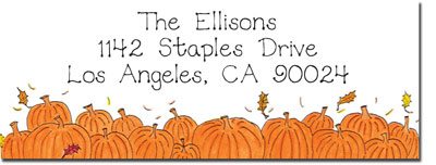 Blue Mug Designs Return Address Labels - Boy Pumpkin Patch Blue Mug Designs Return Address Labels - Boy Pumpkin Patch