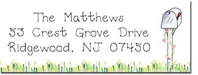 Blue Mug Designs Return Address Labels - Mailboxes Blue Mug Designs Return Address Labels - Mailboxes