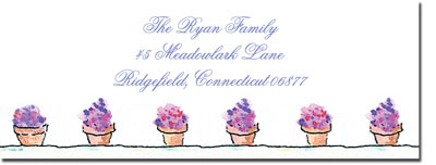 Blue Mug Designs Return Address Labels - Window Sill Blue Mug Designs Return Address Labels - Window Sill
