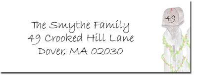 Blue Mug Designs Return Address Labels - New Picket Fence Blue Mug Designs Return Address Labels - New Picket Fence