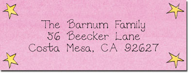 Blue Mug Designs Return Address Labels - Girl Train Blue Mug Designs Return Address Labels - Girl Train