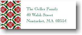 Address Labels by Boatman Geller - Ornamental Red (Holiday)