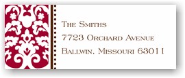 Holiday Address Labels by Boatman Geller - Madison Red