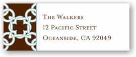 Holiday Address Labels by Boatman Geller - Links Brown
