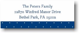 Address Labels by Boatman Geller - Swiss Dot Navy (Holiday) Address Labels by Boatman Geller - Swiss Dot Navy (Holiday)