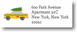 Address Labels by Boatman Geller - Taxi (Holiday)