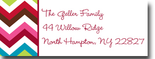 Address Labels by Boatman Geller - Chevron (Holiday)