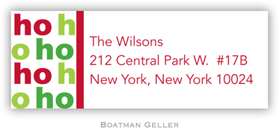 Address Labels by Boatman Geller - Ho Ho Ho