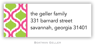 Address Labels by Boatman Geller - Kate Raspberry & Lime Address Labels by Boatman Geller - Kate Raspberry & Lime