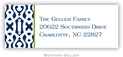 Address Labels by Boatman Geller - Cameron Navy