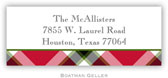 Address Labels by Boatman Geller - Ashley Plaid Red