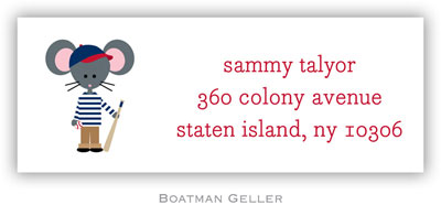 Address Labels by Boatman Geller - George Baseball