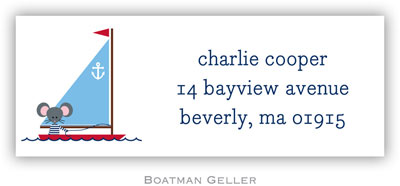 Address Labels by Boatman Geller - George The Sailor