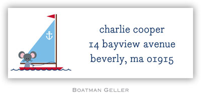 Address Labels by Boatman Geller - George The Sailor Address Labels by Boatman Geller - George The Sailor