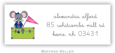 Address Labels by Boatman Geller - Mimi Goes To Camp Address Labels by Boatman Geller - Mimi Goes To Camp