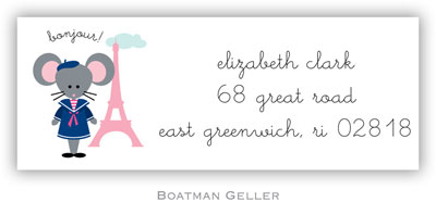Address Labels by Boatman Geller - Mimi In Paris Address Labels by Boatman Geller - Mimi In Paris