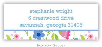 Address Labels by Boatman Geller - Spring Periwinkle