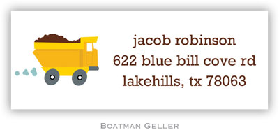 Address Labels by Boatman Geller - Truck