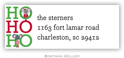 Address Labels by Boatman Geller - Mimi and George Holiday Address Labels by Boatman Geller - Mimi and George Holiday