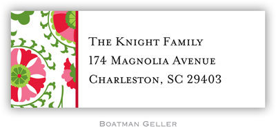 Address Labels by Boatman Geller - Suzani Holiday