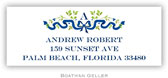 Address Labels by Boatman Geller - Ribbon Navy