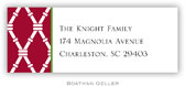 Address Labels by Boatman Geller - Bamboo Cranberry