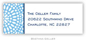 Address Labels by Boatman Geller - Bursts Cornflower