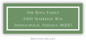 Address Labels by Boatman Geller - Classic Green