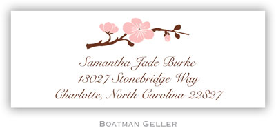 Address Labels by Boatman Geller - Pink Blossom