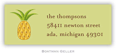 Address Labels by Boatman Geller - Pineapple