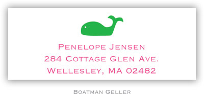 Address Labels by Boatman Geller - Whale