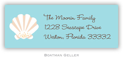 Address Labels by Boatman Geller - Seashell (Holiday)