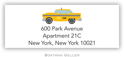 Address Labels by Boatman Geller - Taxi Address Labels by Boatman Geller - Taxi