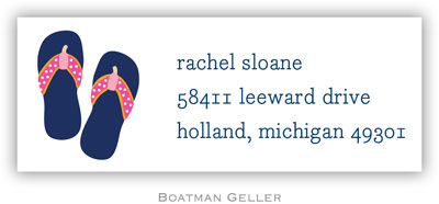 Address Labels by Boatman Geller - Flip Flops Address Labels by Boatman Geller - Flip Flops