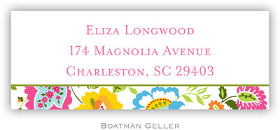 Address Labels by Boatman Geller - Floral Bright