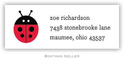 Address Labels by Boatman Geller - Lady bug