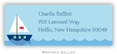 Address Labels by Boatman Geller - Sailboat
