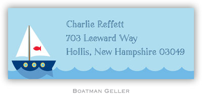 Address Labels by Boatman Geller - Sailboat Address Labels by Boatman Geller - Sailboat