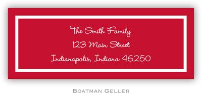 Address Labels by Boatman Geller - Classic Cherry (Holiday)