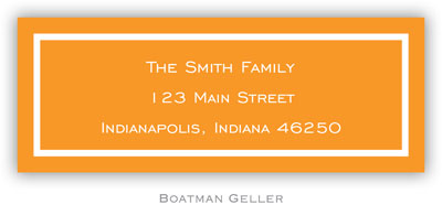 Address Labels by Boatman Geller - Classic Tangerine