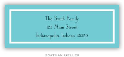 Address Labels by Boatman Geller - Classic Teal